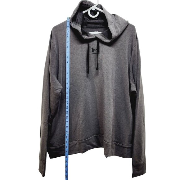 Men's Under Armour UA Rival Terry Cloth Pullover LIGHTWEIGHT Hoodie Size 2XL - Picture 11 of 16